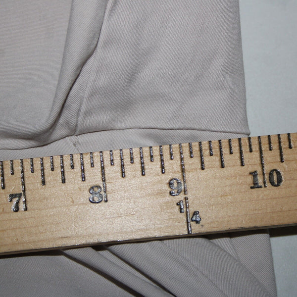 Talbots Signature Sz 8 x 24 Beige Tan Straight Cotton Spandex Capri Pant