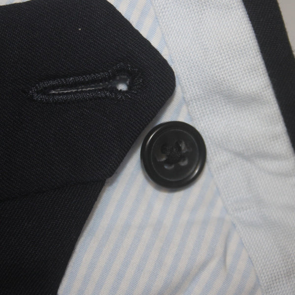 Loro Piana Pant Reserve Patrick James Sz 32 x 33 Navy Pockets 100% Wool Pant