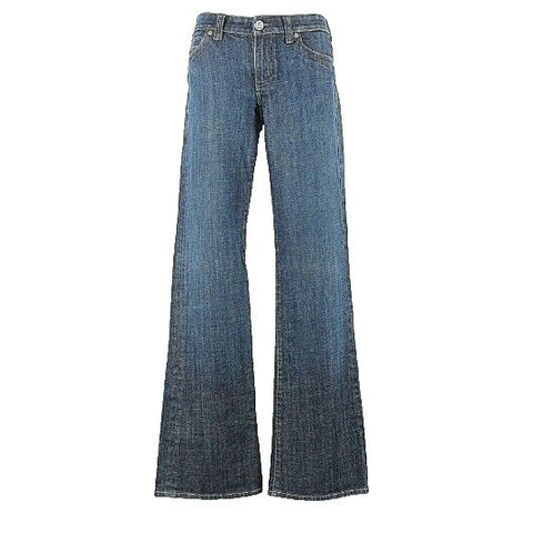 KUT Kollection Sz 26 x 33 Cotton Blend Embroidered Denim Bootcut Jeans