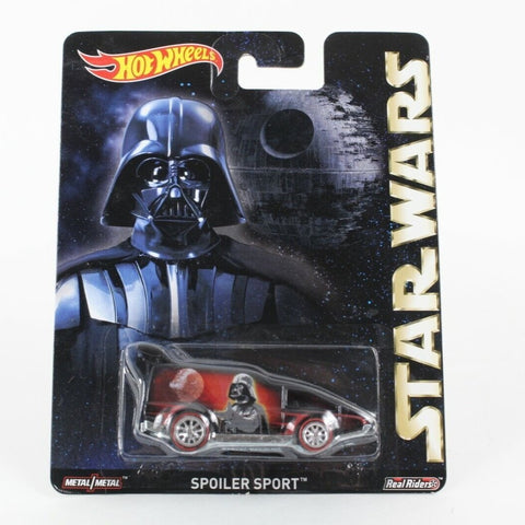 Hot Wheels Star Wars Real Riders Darth Vader Metal Spoiler Sport Van