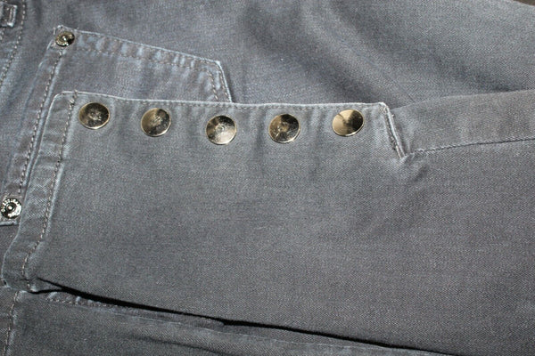 Guess Skinny Leg Sz 24 x 28 Navy Blue Denim Cotton Blend Distressed Jeans