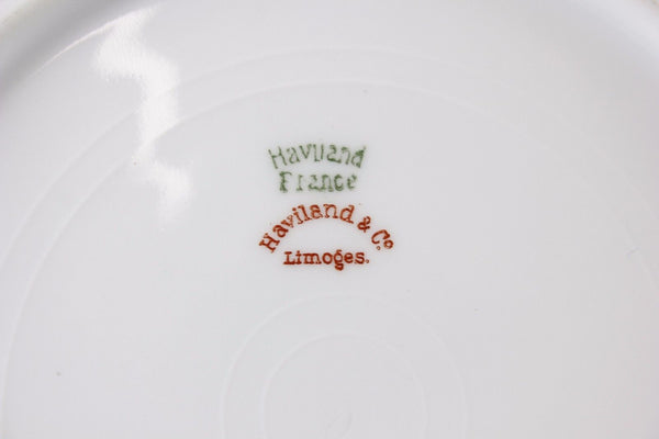 Haviland France 6.25" White Gilded Scalloped Edge Bread Butter Plate (s)