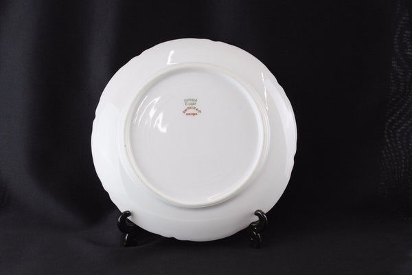 Haviland France 6.25" White Gilded Scalloped Edge Bread Butter Plate (s)
