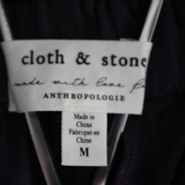 Cloth & Stone Sz M x 27  Purple Blue Tie Dye 100% Tencel Lyocell Crop Cargo Pant