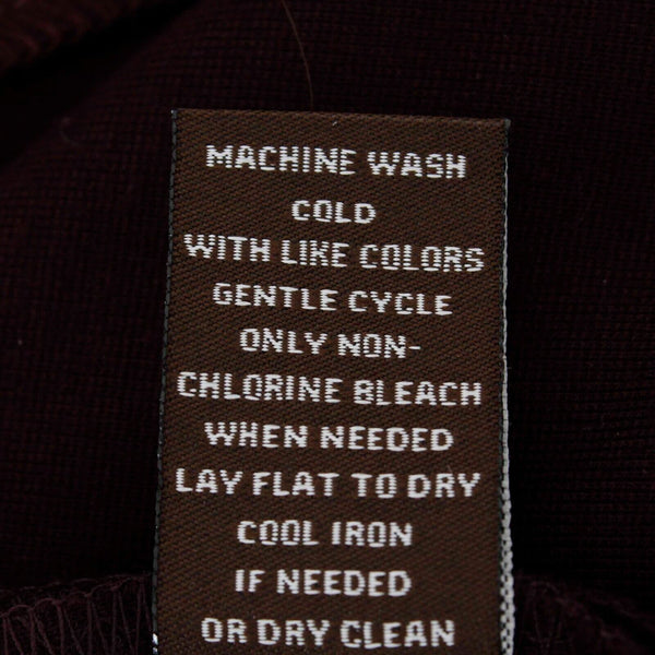 Adrienne Vittadini Sz 10 Burgundy Pin Tuck Front Poly Blend Pencil Knit Skirt