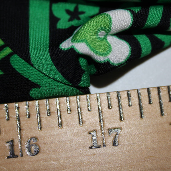 INC International Concepts Sz S Green White Black Polyester Spandex Dress