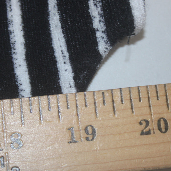 Marimekko Dress Sz S Black White Striped Unlined Cotton Polyester Shift Dress