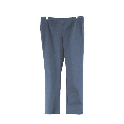 Charter Club Pant Shop Sz 8 Navy Cotton Poly Blend Unlined Trouser Pant