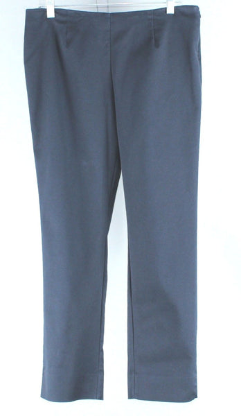 Charter Club Pant Shop Sz 8 Navy Cotton Poly Blend Unlined Trouser Pant