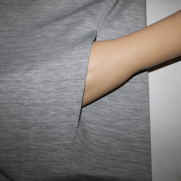 White House Black Market NEW $99 WKND Sz One Size Gray Rayon Poly Wrap Sweater