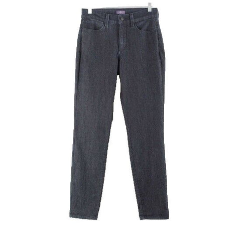 NYDJ Sz 4 x 31 Navy Denim Skinny Lift Tuck Technology Cotton Blend Jean