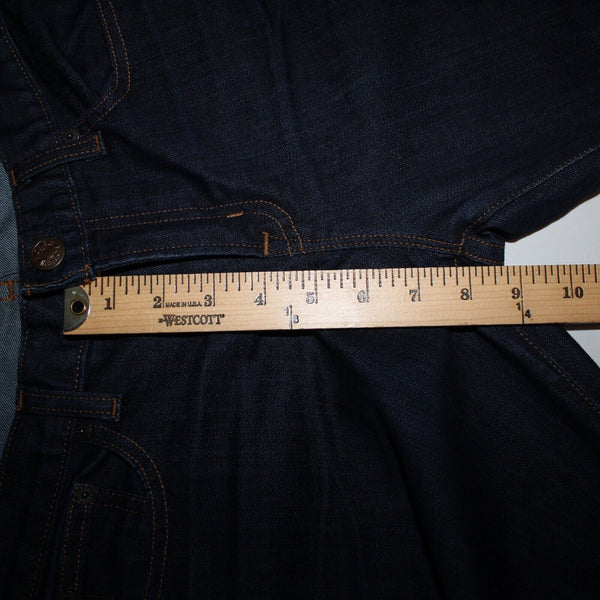 J Crew NEW Toothpick Sz 32 x 28.5 Drk Blue Denim Ankle Cotton Spandex Jeans