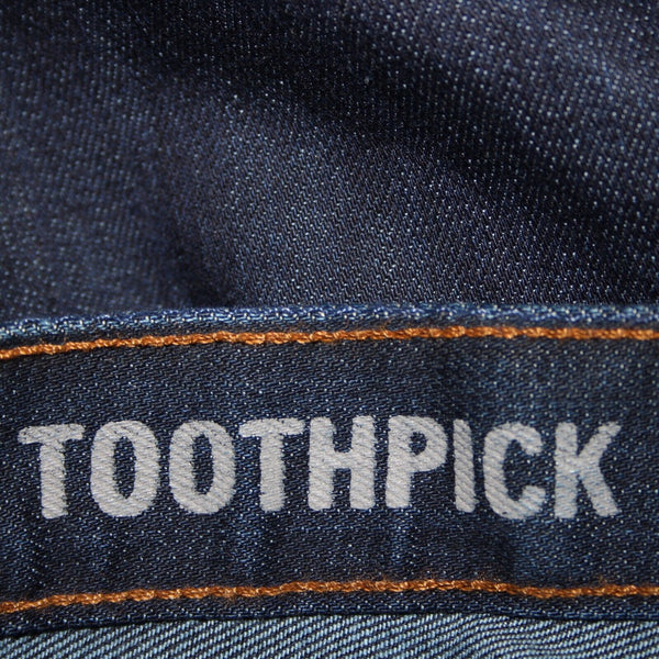 J Crew NEW Toothpick Sz 32 x 28.5 Drk Blue Denim Ankle Cotton Spandex Jeans