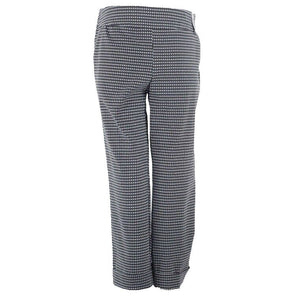 NY&C NEW $47 M x 24 Black White Pull On Cuffed Rayon Blnd Legging Fit Pant