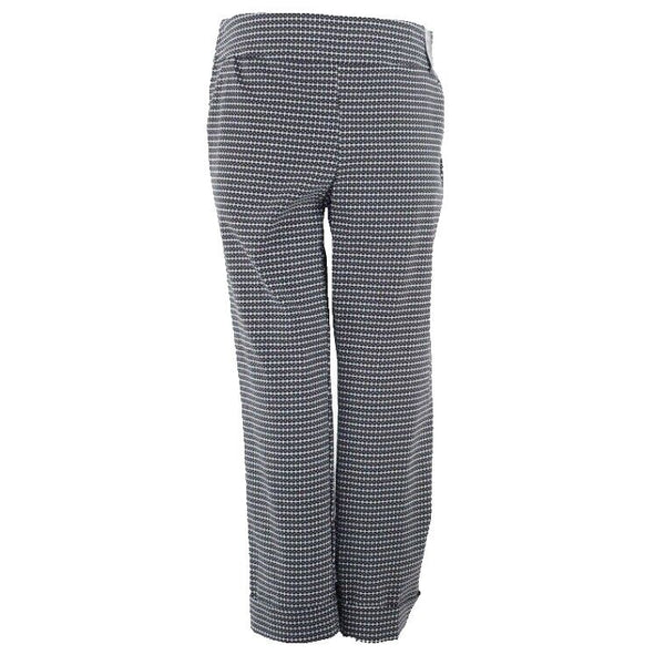 NY&C NEW $47 M x 24 Black White Pull On Cuffed Rayon Blnd Legging Fit Pant