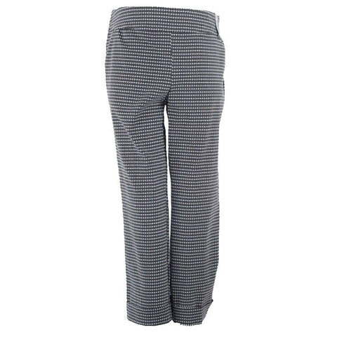 NY&C NEW $47 M x 24 Black White Pull On Cuffed Rayon Blnd Legging Fit Pant