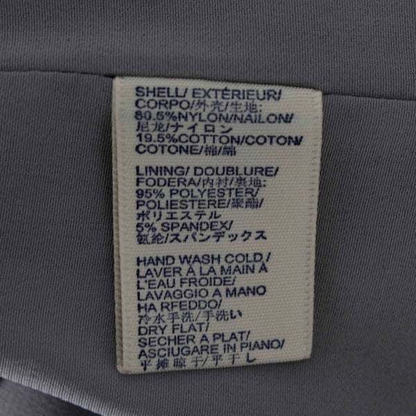 Rebecca Minkoff Sz 6 Gray Lace Overlay Nylon Blend Lined Poly Blend Dress