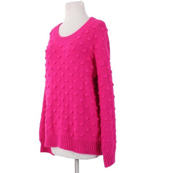 Lou Grey For Loft Sweater NEW Sz M Pink Knit Acrylic Wool Sweater