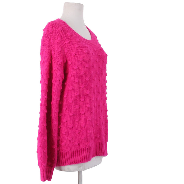 Lou Grey For Loft Sweater NEW Sz M Pink Knit Acrylic Wool Sweater