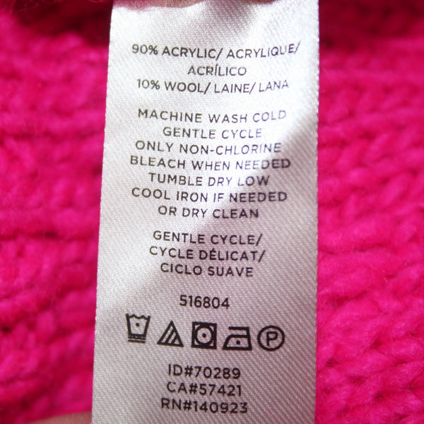 Lou Grey For Loft Sweater NEW Sz M Pink Knit Acrylic Wool Sweater