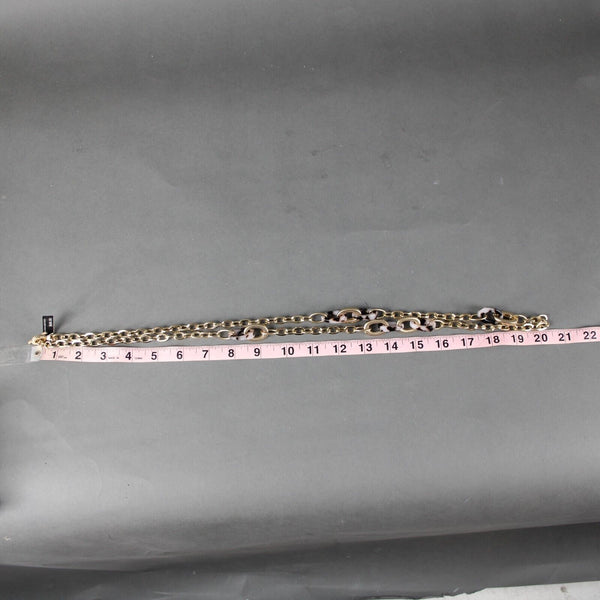 Banana Republic NEW $68 Goldtone Tortoise Chain 42" Necklace