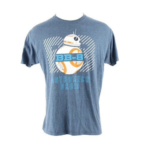 Fifth Sun Sz XL Blue Star Wars BB-8 Astomech Droid Cotton Blend Tee Shirt