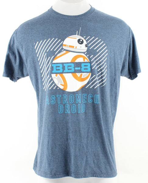 Fifth Sun Sz XL Blue Star Wars BB-8 Astomech Droid Cotton Blend Tee Shirt