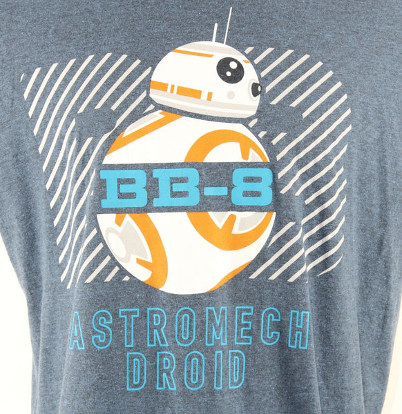 Fifth Sun Sz XL Blue Star Wars BB-8 Astomech Droid Cotton Blend Tee Shirt