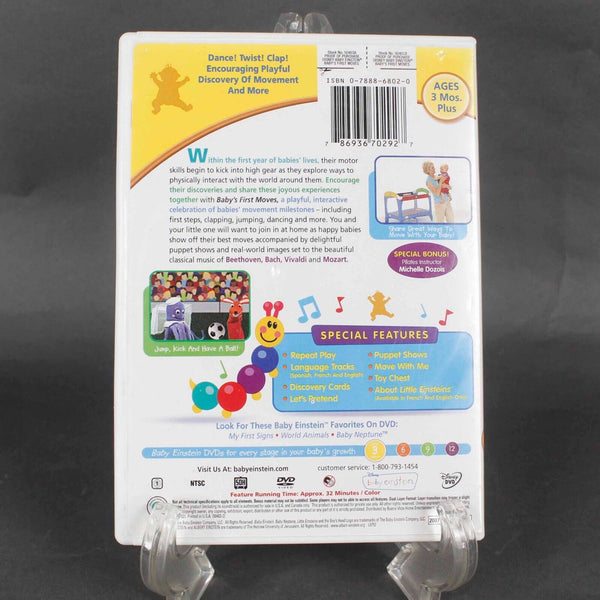 Disney Baby Einstein Babys First Moves 2007 Ages 3Mos and Up DVD