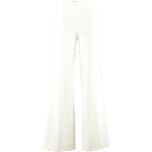 JLo 2 x 32" Ivory Side Zip Flat Knit Polyester Rayon Spandex Trouser Pant