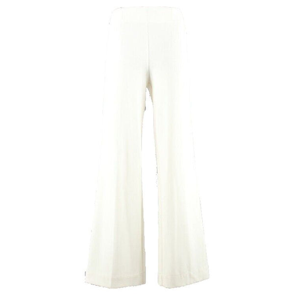 JLo 2 x 32" Ivory Side Zip Flat Knit Polyester Rayon Spandex Trouser Pant