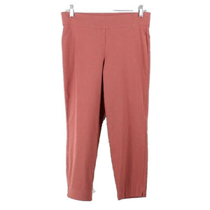Harve Benard Sz 6 x 23 Rust Red Rayon Blend Pull On Skinny Leg Capri Pant