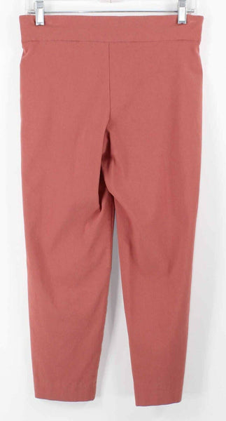 Harve Benard Sz 6 x 23 Rust Red Rayon Blend Pull On Skinny Leg Capri Pant