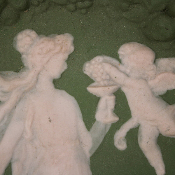 Alma 1954 Angel 8.5" x 6 Porcelain Cameo Wall Decor Plaque
