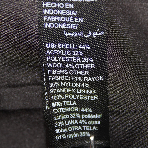 White House Black Market NEW Sz 10P Gray Black Tweed Belted Acrylic Poly Jacket