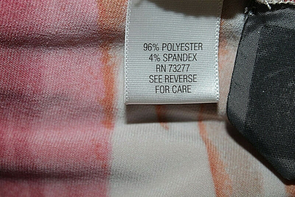 Dana Buchman Sz S Tan Orange Red Multi Polyester Spandex Knit Top
