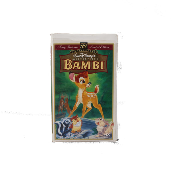 Disney VHS Bambi Fully Restored Limited Edition VHS