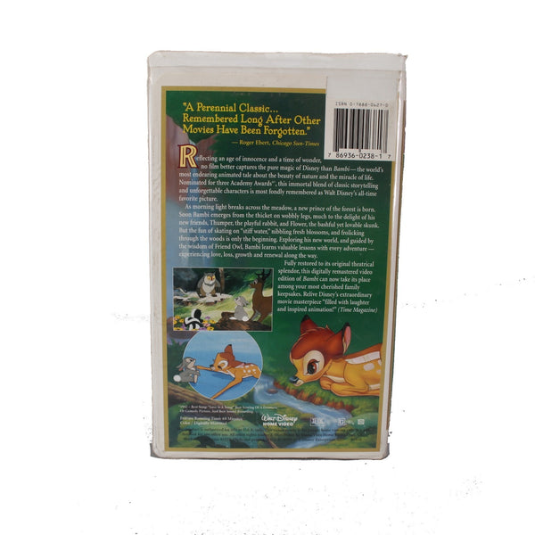 Disney VHS Bambi Fully Restored Limited Edition VHS