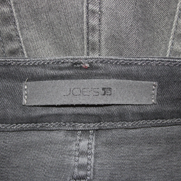 Joes Jeans Sz 26 x 29 Black Gray Denim Pockets Skinny Cotton Lyocell Jeans