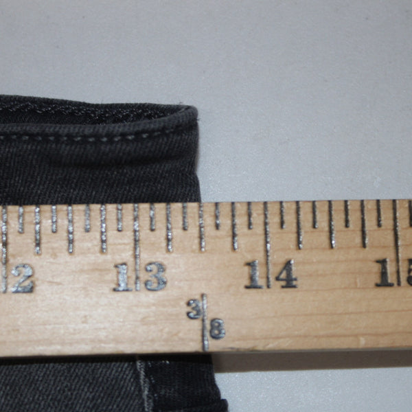 Joes Jeans Sz 26 x 29 Black Gray Denim Pockets Skinny Cotton Lyocell Jeans