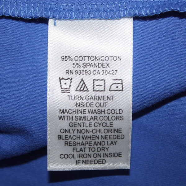 Nic Zoe Top NEW $58 Sz 1X Blue Sleeveless Cotton Spandex Tank Top