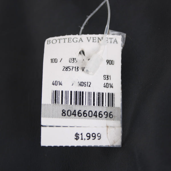 Bottega Veneta Purse NEW $1,999 16 x 15 x 1 Navy Blue Gunmetal Leather Purse