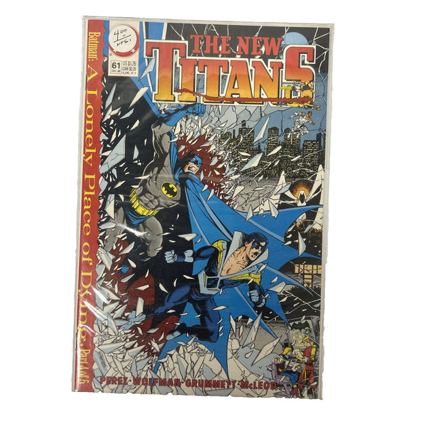 The New Titans #61 Dec 89 DC Comics Comic Book