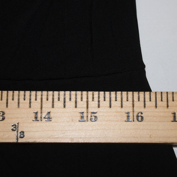 Tamotsu Pant NEW $254 Sz 16 x 33 Black Sheer Straight Leg 100% Viscose Pant