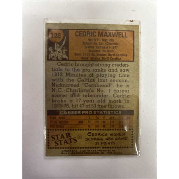 1978-79 Topps - Cedric Maxwell #128 (RC)