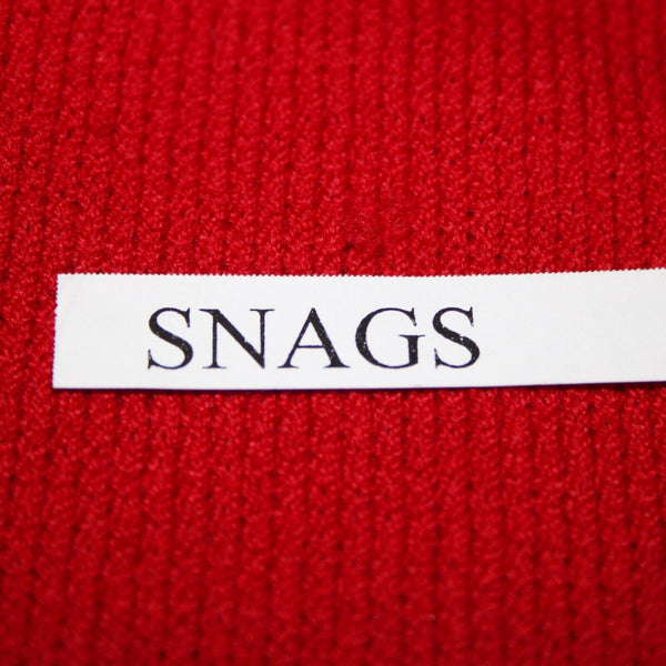 St John Sz 8 Red Elastic Waist Santana Knit AS IS Skirt