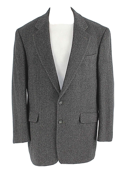 Christian Aujard Sz 42L Gray Wool Camel Hair Nylon Viscose Lined Jacket