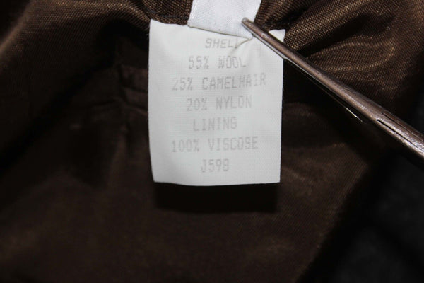 Christian Aujard Sz 42L Gray Wool Camel Hair Nylon Viscose Lined Jacket