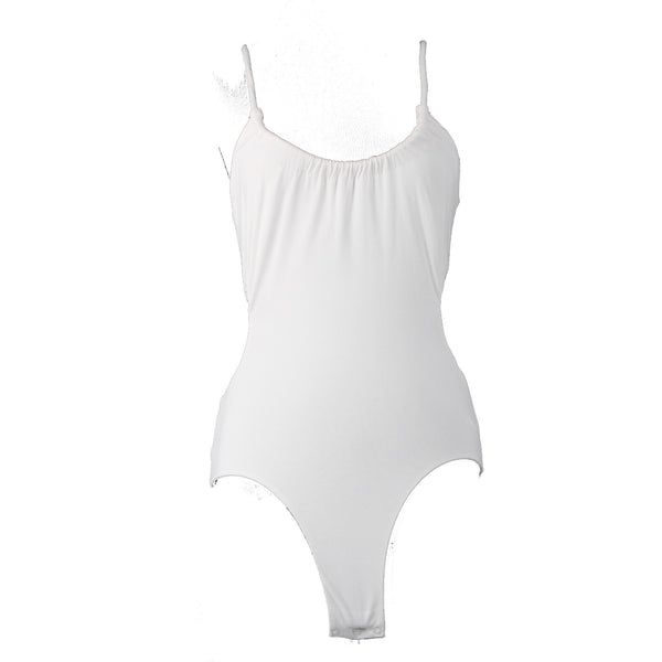 Bardot Bodysuit Top NEW $59 Sz S Orchid White Side Cut Out Bodysuit Viscose Top