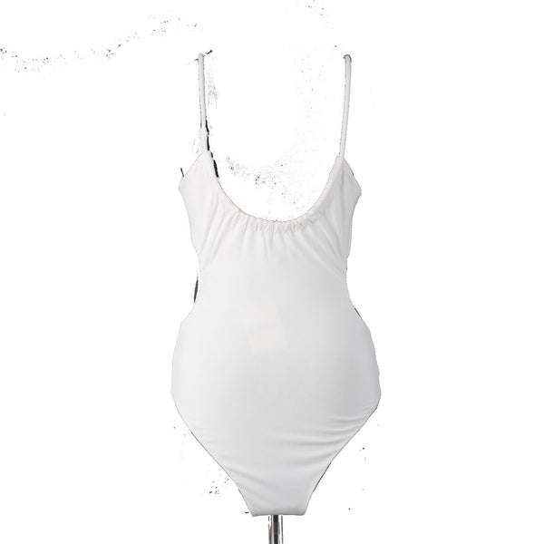 Bardot Bodysuit Top NEW $59 Sz S Orchid White Side Cut Out Bodysuit Viscose Top